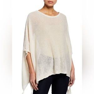 Johnny Was Calme Organic Linen Pancho/blouse